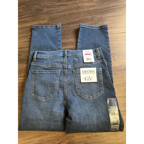 Gloria Vanderbilt Women's Petite Amanda Jeans Classic Rise Tapered Leg 6P Short - Picture 7 of 7